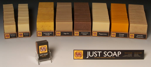Just Soap Product Display